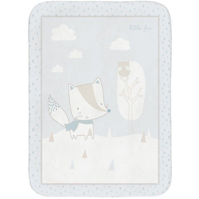 پتو نوزاد کیکابو مدل Little Fox سایز ۸۰ در ۱۱۰ سانتی متر