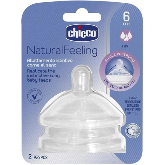 سرشیشه چیکو نچرال فیلینگ جریان متغیر chicco +6m